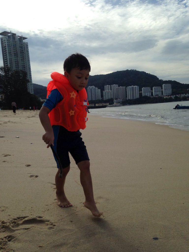 beach penang kids holiday