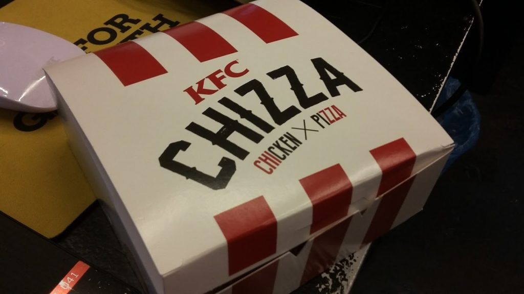 kfc chizza special delivery review