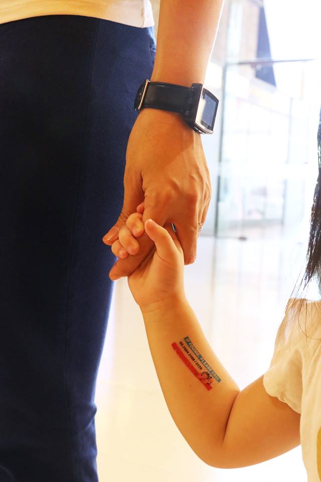 sunway pyramid temporary emergency contact tattoos kids