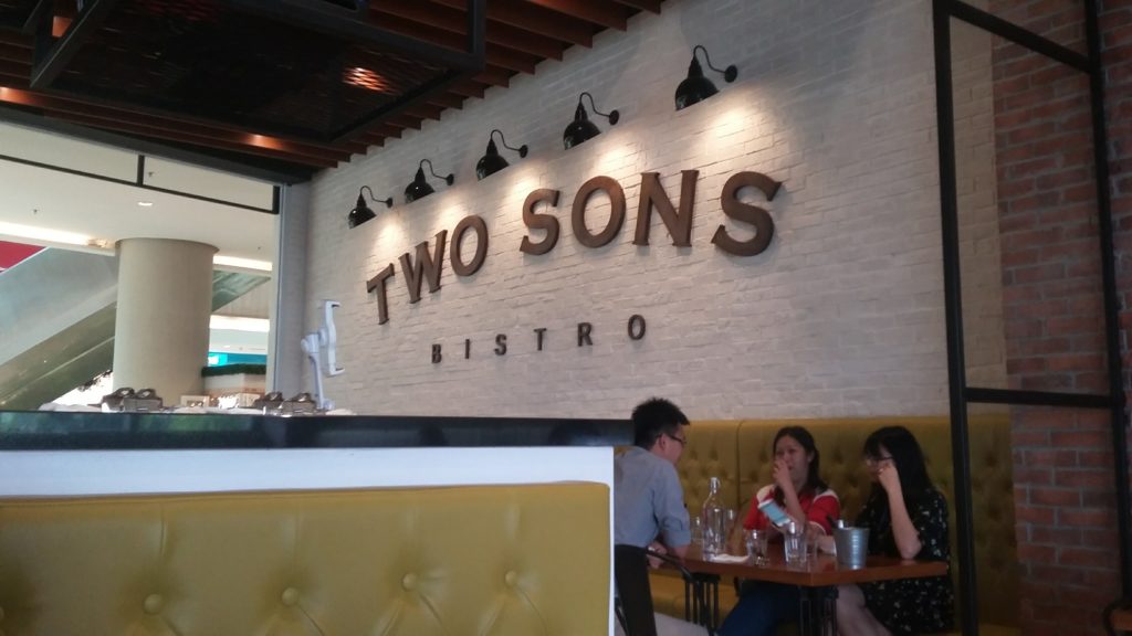 two sons bistro starling mall review