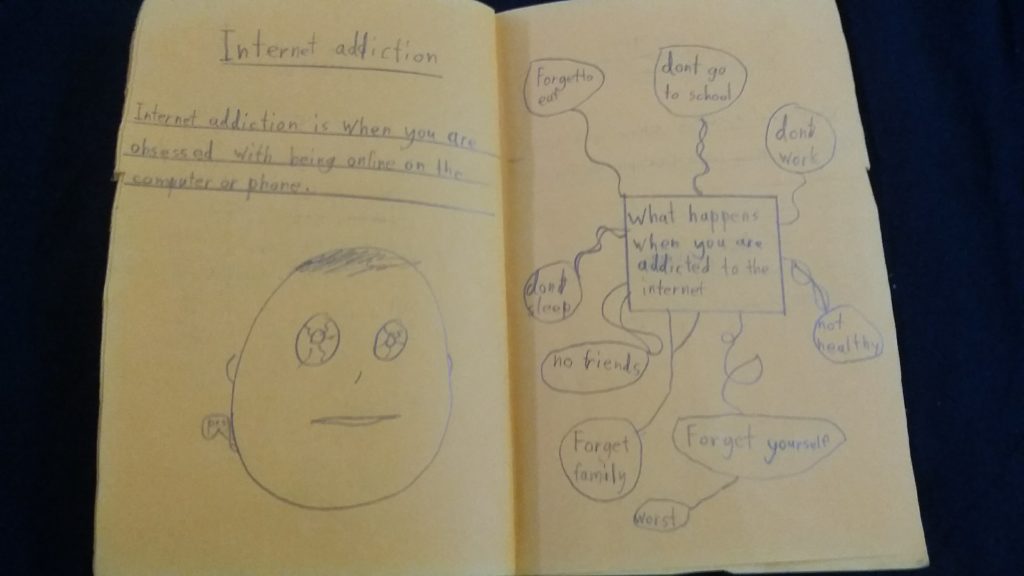 autistic child spelling journal