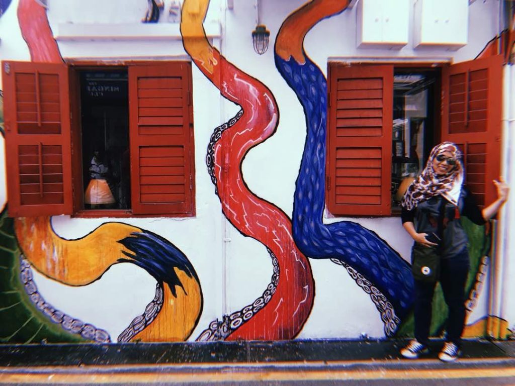 street art mural haji lane singapore