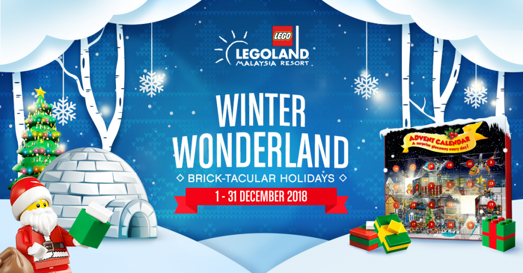 Winter Wonderland Legoland Christmas holiday promotion