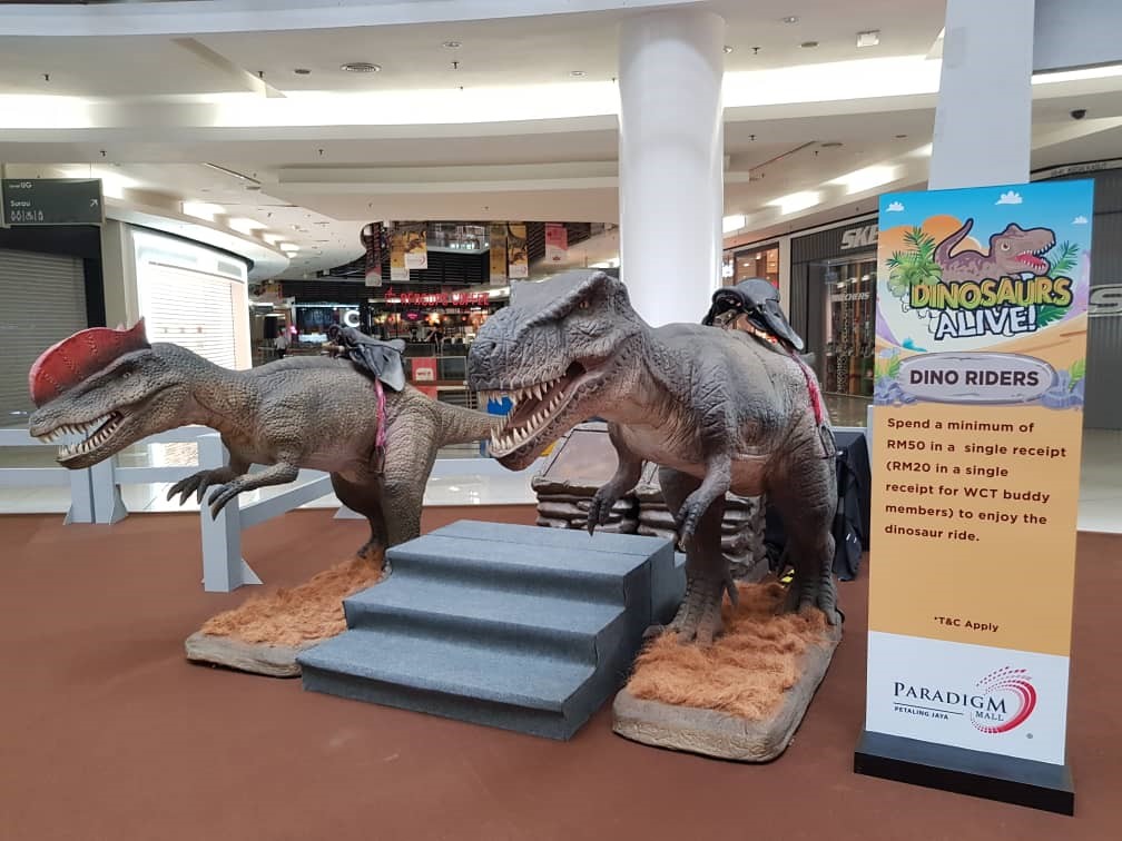 Dinosaurs Paradigm Mall Petaling Jaya Johor Bahru 