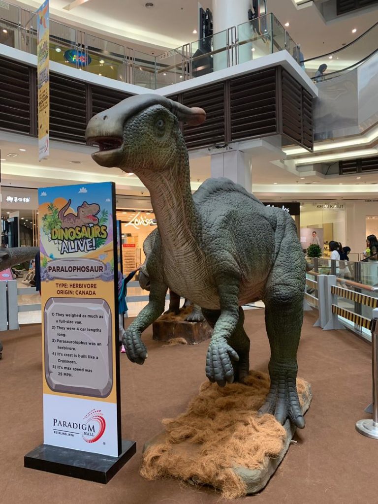 Dinosaurs Paradigm Mall Petaling Jaya Johor Bahru 
