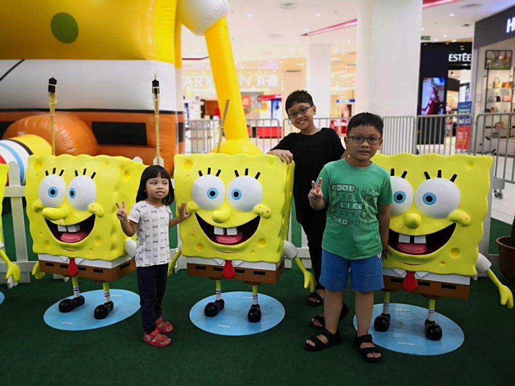 Paradigm Mall Petaling Jaya and Johor Bahru Spongebob Squarepants