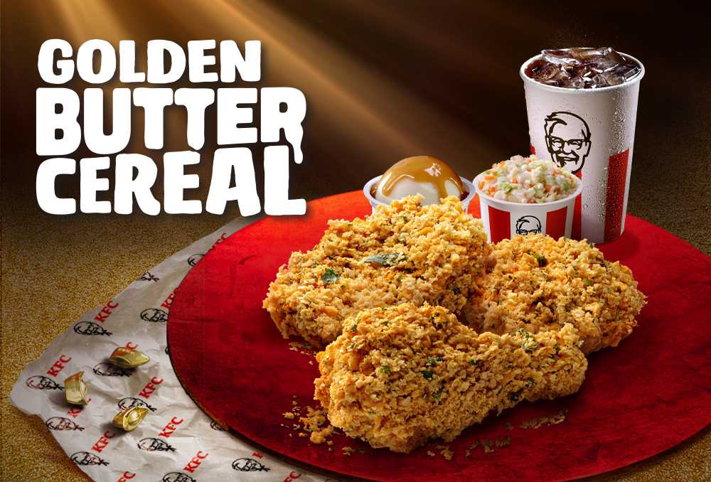 Kfc Launches Golden Butter Cereal Chicken For Chinese New Year Ninja Housewife - roblox i 3 fried chicken