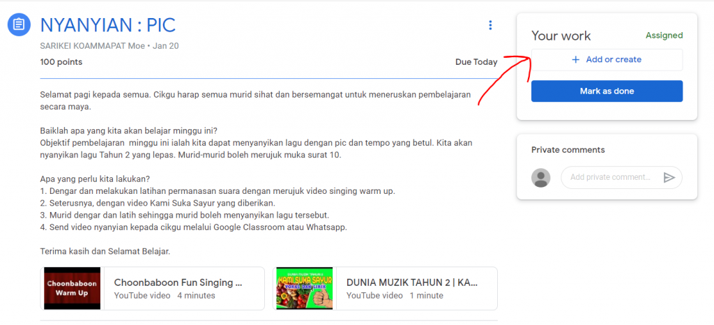 How To Use Google Classroom Sekolah Kebangsaan